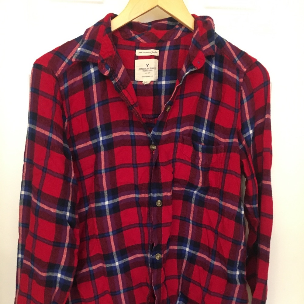 American Eagle Boyfriend fit Flannel
